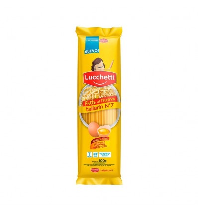 BOLSON LUCCHETTI TALLARIN HUEVO 500 MOLINOS  $ 1200